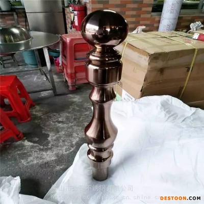 建筑装饰天聚不锈钢爆款 爆款 爆款宝石蓝镜面不锈钢立柱 量贩式茶几立柱159700高度