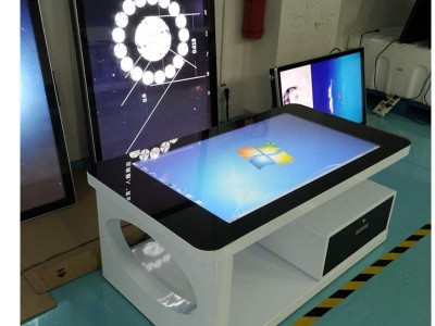 424355寸触摸茶几桌面式防水防尘智能互动查询一体机图1