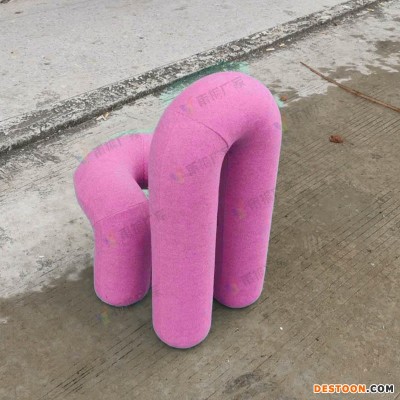 雨桐玻璃钢休闲椅儿童创意个性坐凳管状沙发座椅儿童餐椅儿童换鞋凳YT78电影院单人休息椅子