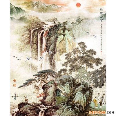 诺曼 会议石材背景墙 石材背景墙简约 沙发石材背景墙 瓷砖加工电视背景墙 瓷砖艺术背景墙价格 福州石材背景墙 飞瀑鹿小船