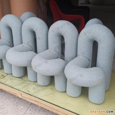 雨桐玻璃钢休闲椅儿童创意个性坐凳管状沙发座椅儿童餐椅儿童换鞋凳YT78