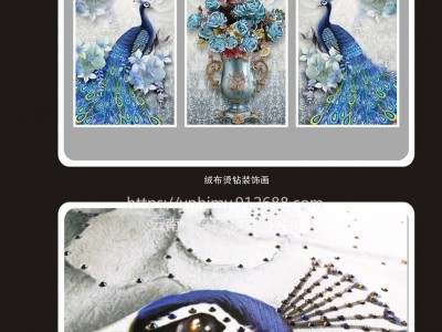 云南家居背景画定制 中式沙发背景欧式电视背景 现代床头背景装饰壁画 立体浮雕无缝丝绸布壁画
