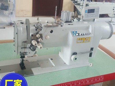皮革沙发工业双针缝纫机 4420双针同步机 DU三同步双针车