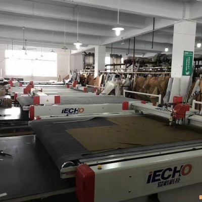 科技布沙发材料裁剪爱科刀片切割机刀片下料机大品牌用户多