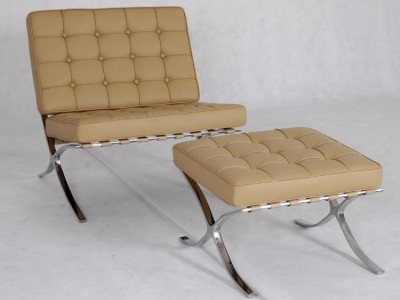 巴塞罗那椅定制，不锈钢巴塞罗那沙发