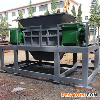 恒吉1200型大件垃圾移动式破碎机   沙发破碎机   大件垃圾破碎设备排名