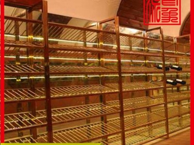 高端彩色不锈钢酒柜定制厂家 精品酒柜制作厂 口碑不锈钢制品厂商