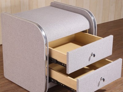 现代床头柜简约储物柜整装皮床头柜收纳柜欧式床头柜