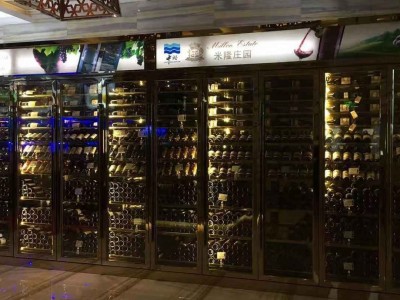 销售定制不锈钢酒柜  宾馆 酒店 ktv