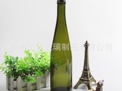 现货750ml红酒瓶摆设装饰酒柜酒瓶棕色自酿葡萄酒瓶避光洋酒瓶