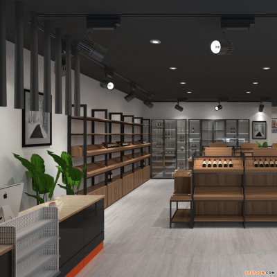 红酒架 红酒展架 红酒柜 葡萄酒柜 白酒柜 红酒专卖店展架 斜放酒柜 超市酒柜 便利店酒柜 展示酒柜 钢木中岛红酒架21