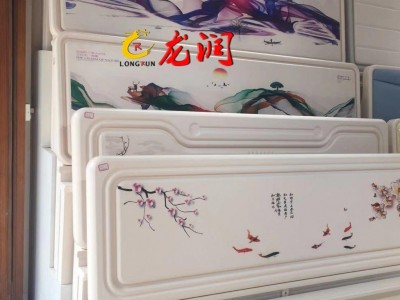 深圳龙润/理光3020UV平板打印机江西南康家具厂床头柜打印