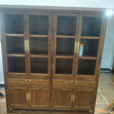白蜡木老船木博古架实木中式多宝阁茶叶茶具古董展示架置物架酒柜隔断客厅柜子