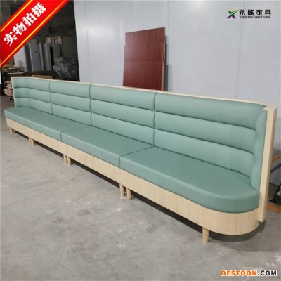 临汾烘焙店靠墙卡座沙发_时尚网红茶饮店家具