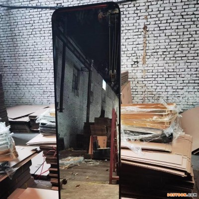湖南长沙定制穿衣镜落地镜酒店宾馆试衣镜客房全身镜子铝合金边框高清镜子