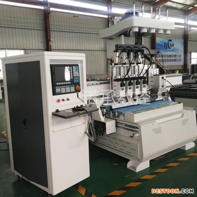 诺承数控NC-1325T自动换刀开料机 橱柜衣柜下料机 全铝家具雕刻机