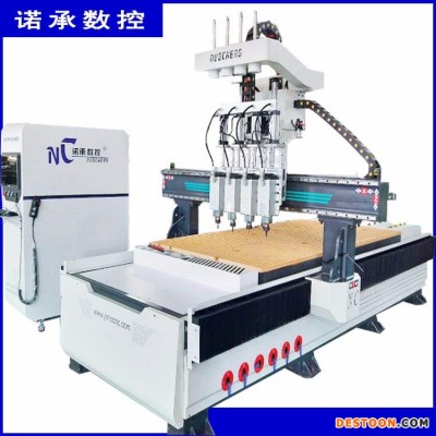 诺承数控板式家具下料机 橱柜衣柜开料机 圆盘换刀雕刻机