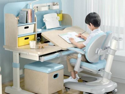 圣耀金属儿童学习桌椅 小学生书桌  实木芯家用写字桌椅 套装课桌椅升降-08