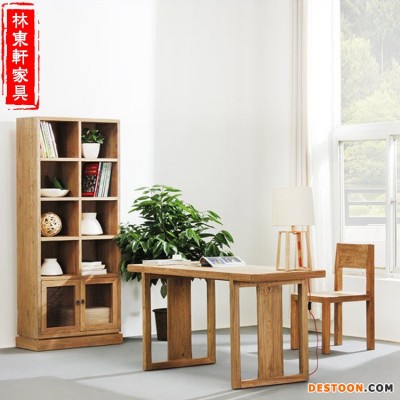 厂家批发老榆木书桌中式办公桌全实木写字台现代仿古家具茶桌白茬