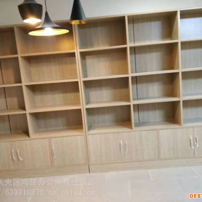 汉中市钢木结合书柜时尚简约书柜图书馆书柜厂家供应
