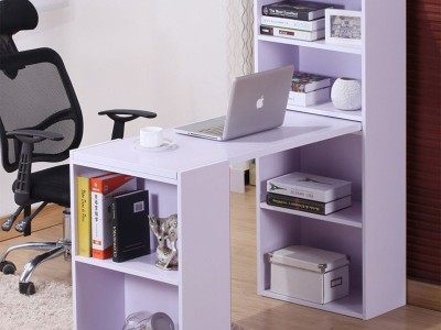 富滋雅办公室办公桌电脑桌书台组合书架物品放置柜款式多厂家定制