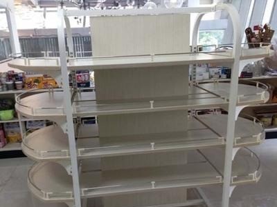 新款钢木商店货架 单双木质货架 家用书架展示架 超市货架 创美佳