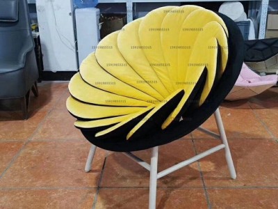 The Quetzal Armchair北欧简约现代花瓣椅向日葵休闲椅创意单椅丹麦设计雨桐沙发厂