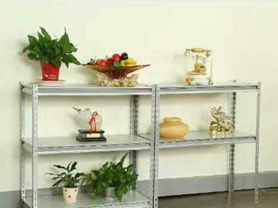 内葫芦孔角钢货架 家用办公展示架 置物架精品书架上海直销 创美佳