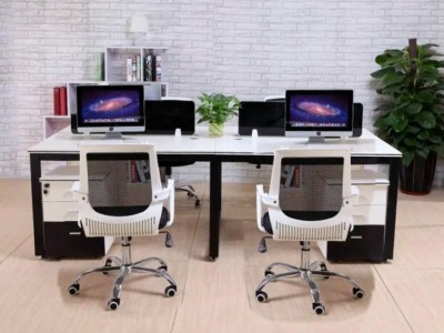 4人位员工屏风 钢架办公桌   职员组合电脑办公桌   工作位   昆明办公家具  厂家直销