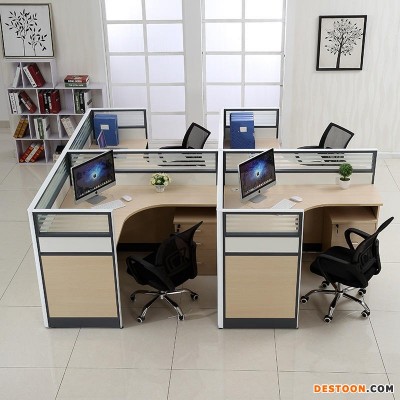 南宁办公家具、2人位电脑桌、干字型、4人职员卡座、组合6人位、屏风隔断办公桌、现代简约员工位、办公台