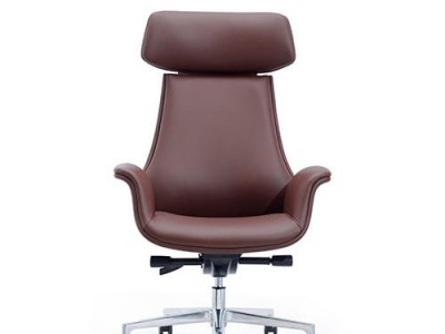 深圳厂家直供真皮老板椅人体工学电脑椅经理椅可趟可升降