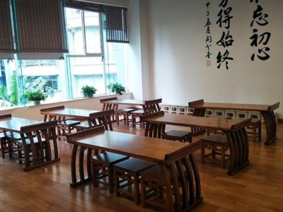 连云港古典国学桌厂家木质办公桌 淮安学生实木书桌画案定做
