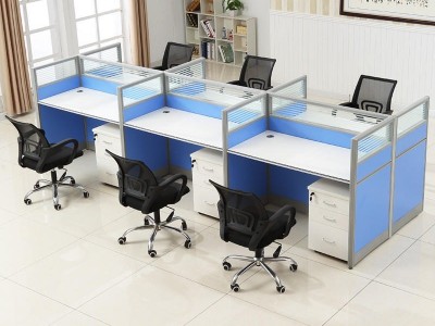长期供应南宁职员、办公桌、四人位、员工电脑桌椅组合、2/4/6人位、工作位、屏风卡座、办公家具、厂家直销定制