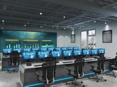 康曼德CMD-C科技感简约现代办公桌智能指挥中心控制台操作台中控台监控调度台