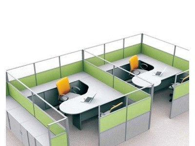 办公桌屏风桌椅组合4/6人位家具员工桌电脑桌职员桌批发价格