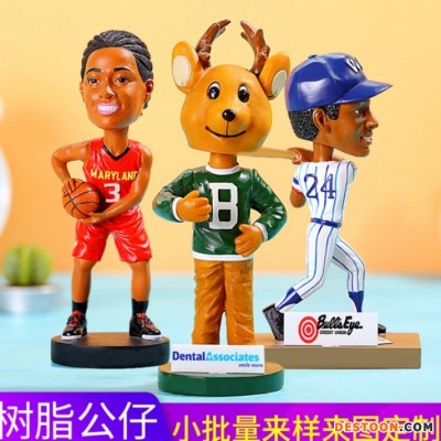 创意卡通树脂摆件 橱窗办公桌摆设 仿真卡通树脂公仔装饰品摆件