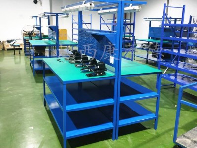 康蒂德定制加工车间净化室工作台 装配桌 车间多功能办公桌