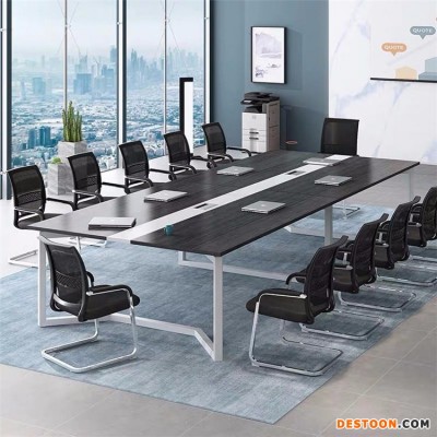 南宁办公家具厂直销 会议桌 简约 现代 长条桌 办公桌椅长桌会议桌