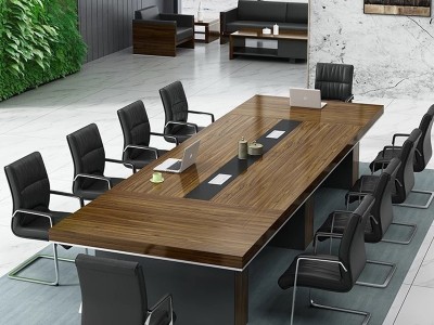 苏州大小型会议桌现代简约会议长桌会客培训桌厂家