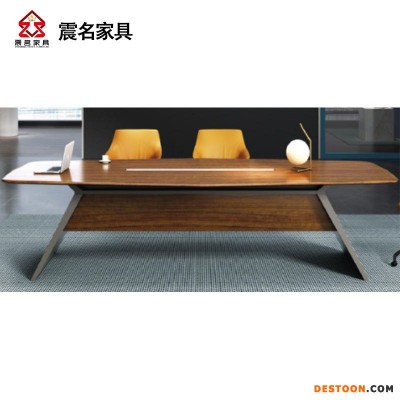 震名家具 厂家直销 油漆公司会议台 培训桌会议桌长桌 特价SH-BD6004-D503