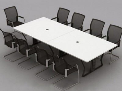 办公桌椅会议桌  长桌简约现代长方形桌子员工培训洽谈桌椅组合