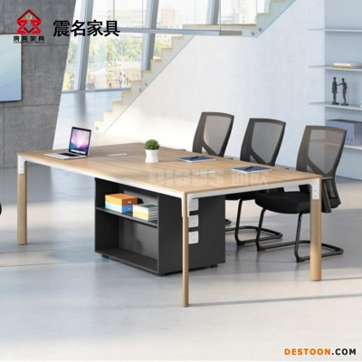 震名家具 上海直销 简约小型长桌培训桌 职员开会桌会议桌SH-BD6010-YY-C01