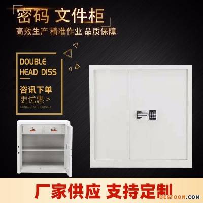 厂家供应 密码文件柜 加厚钢制双开门文件柜密码资料柜
