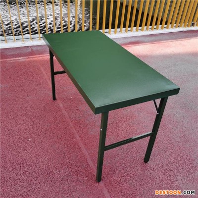 供应优质户外野营便携式折叠桌 多功能作业桌，营用会议桌