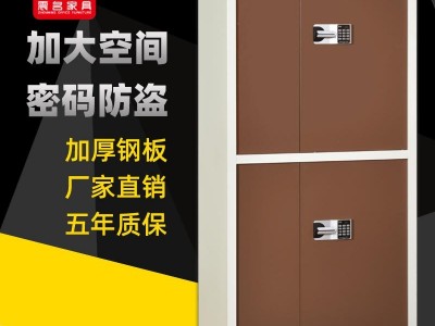 震名家具 钢制加厚电子保密柜 存放柜密码锁文件柜 财务档案柜 国保锁指纹铁柜SH-BD9002-BMG684