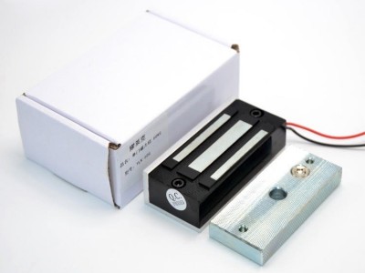 厂家供应耀莱克品牌60KG单门磁力锁 YLK-60DG 明装60公斤磁力锁 文件柜电子锁 智能烤箱厨具小型电磁锁