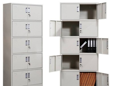 五节铁皮文件柜整装式 长期生产办公柜子可定制