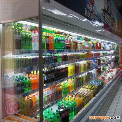 热销超市风幕柜保鲜柜 水果蔬菜展示柜 商用立式冷藏柜