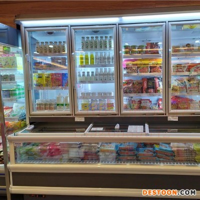 DOYOSL东洋商冷 广州增城风幕柜保鲜柜冷藏柜水果保鲜柜冷藏展示柜超市冷柜制冷设备