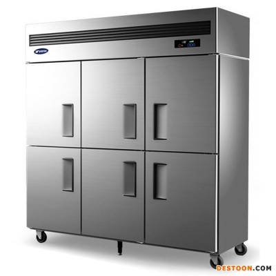 银都冰箱QBL6130RS 银都工程款六门冷藏柜 银都工程款六门直冷冷藏冰箱 银都六门冷柜